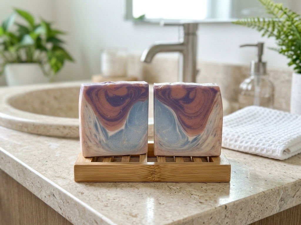 Nebula Swirl Soap - Patchouli & Lavender