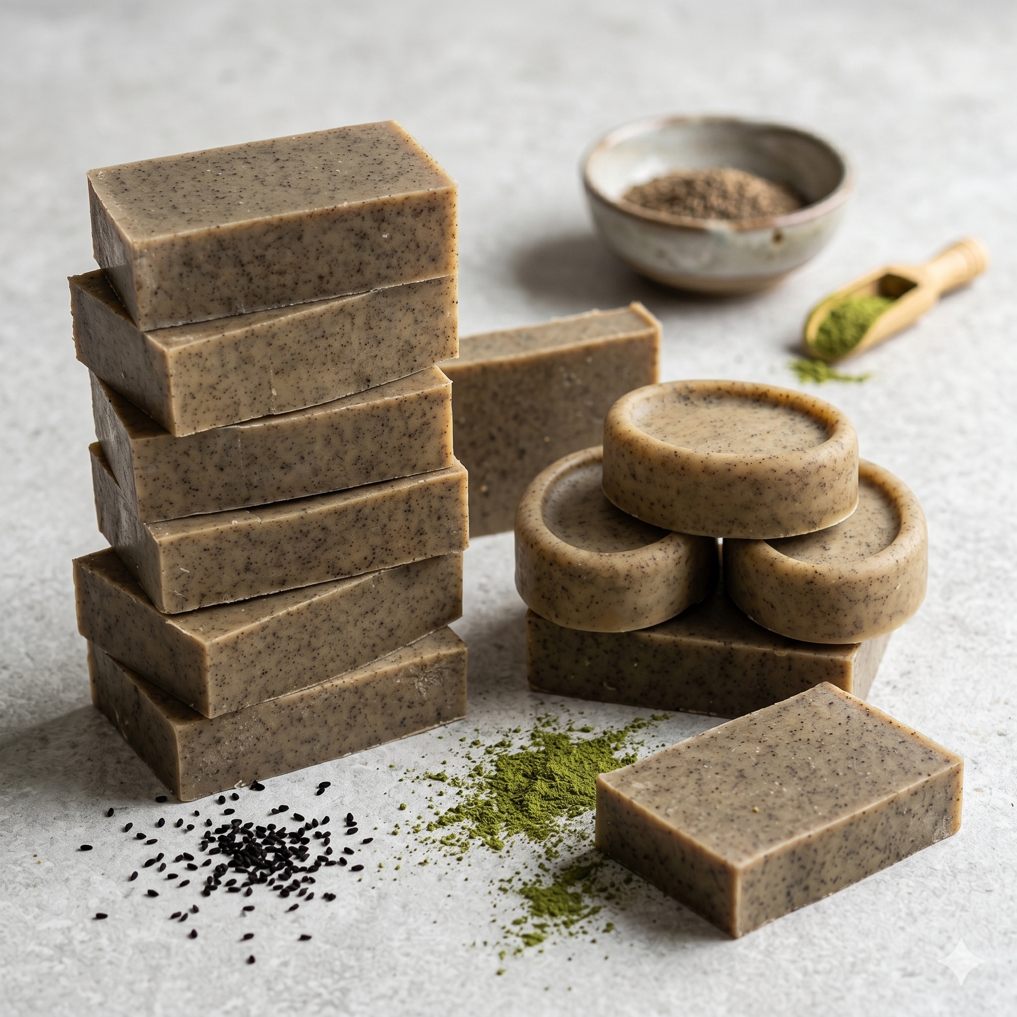 Black Cumin Seed & Green Tea Soap (available 31st July)