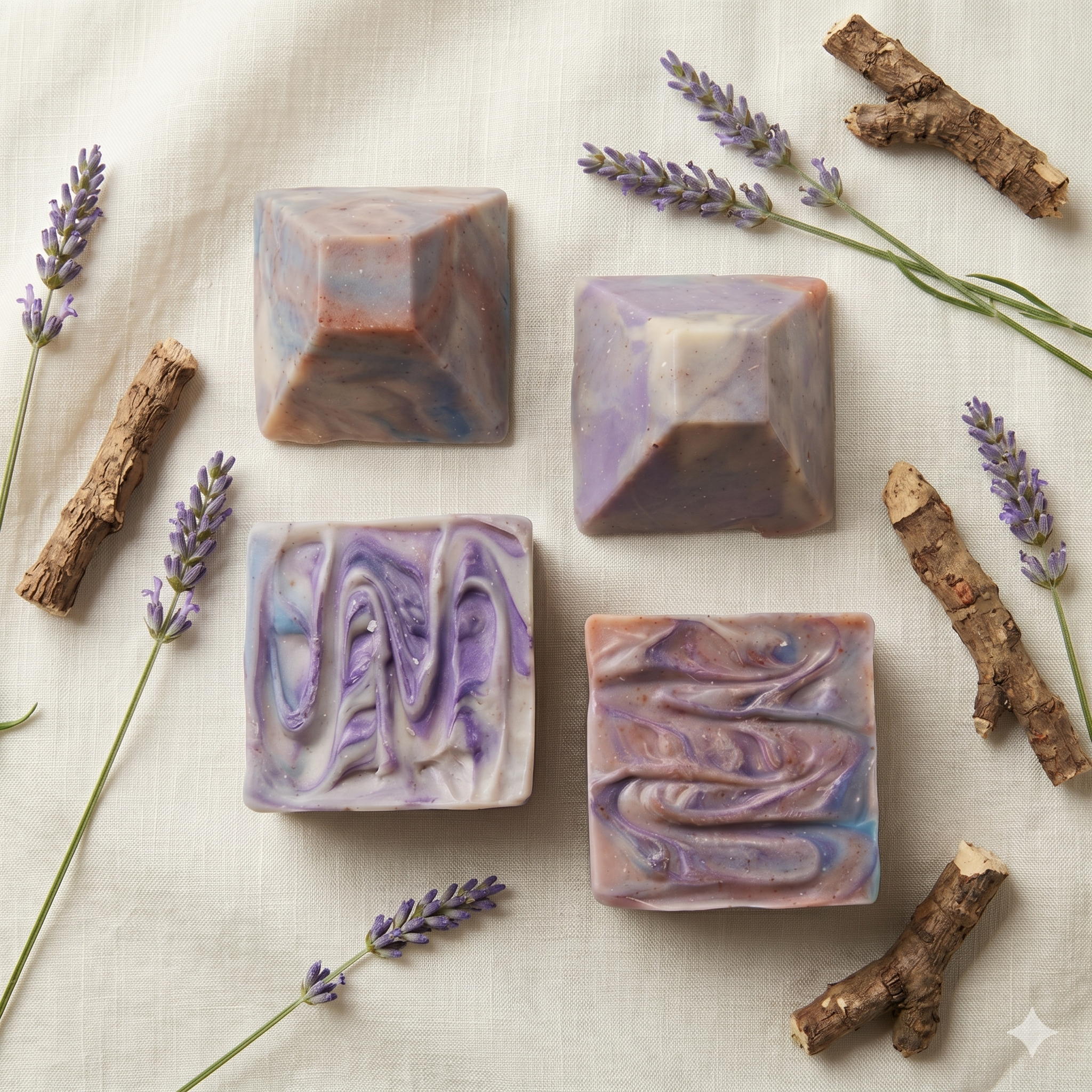 Nebula Swirl Soap - Patchouli & Lavender